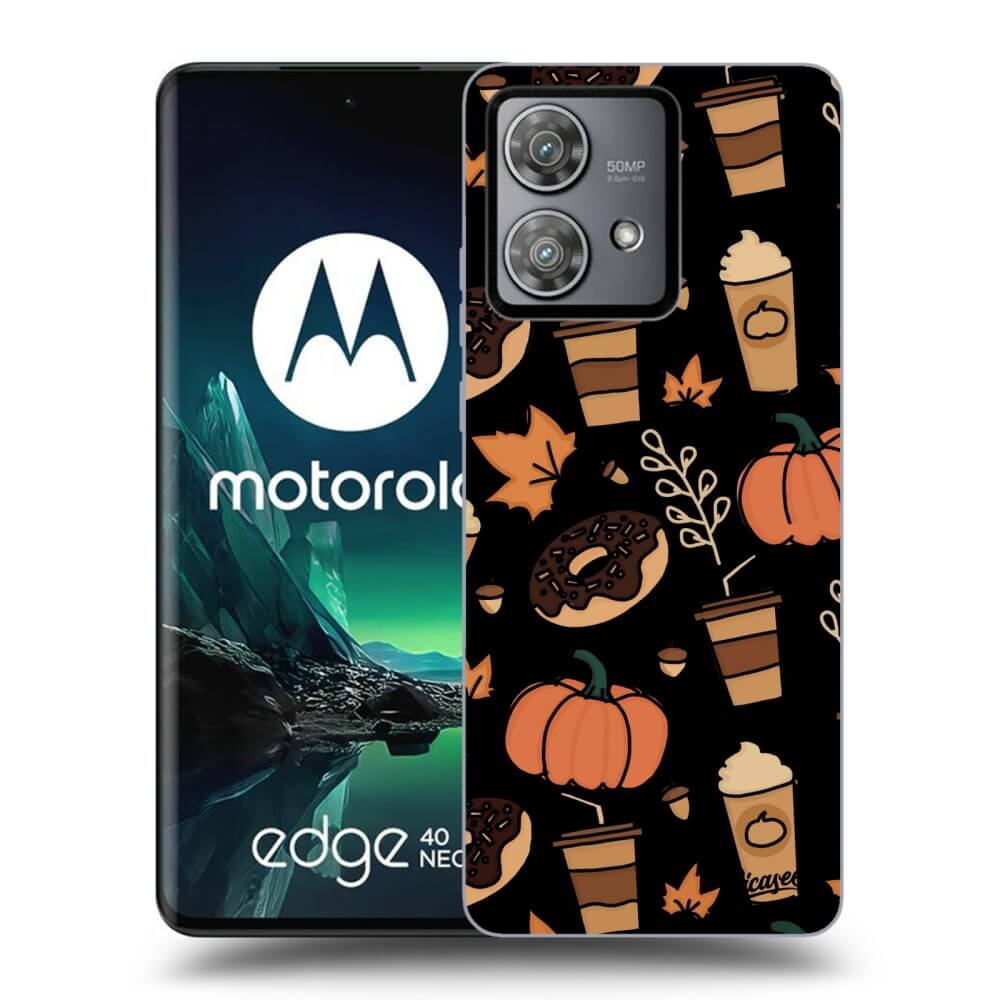 Silikonový černý Obal Pro Motorola Edge 40 Neo - Fallovers