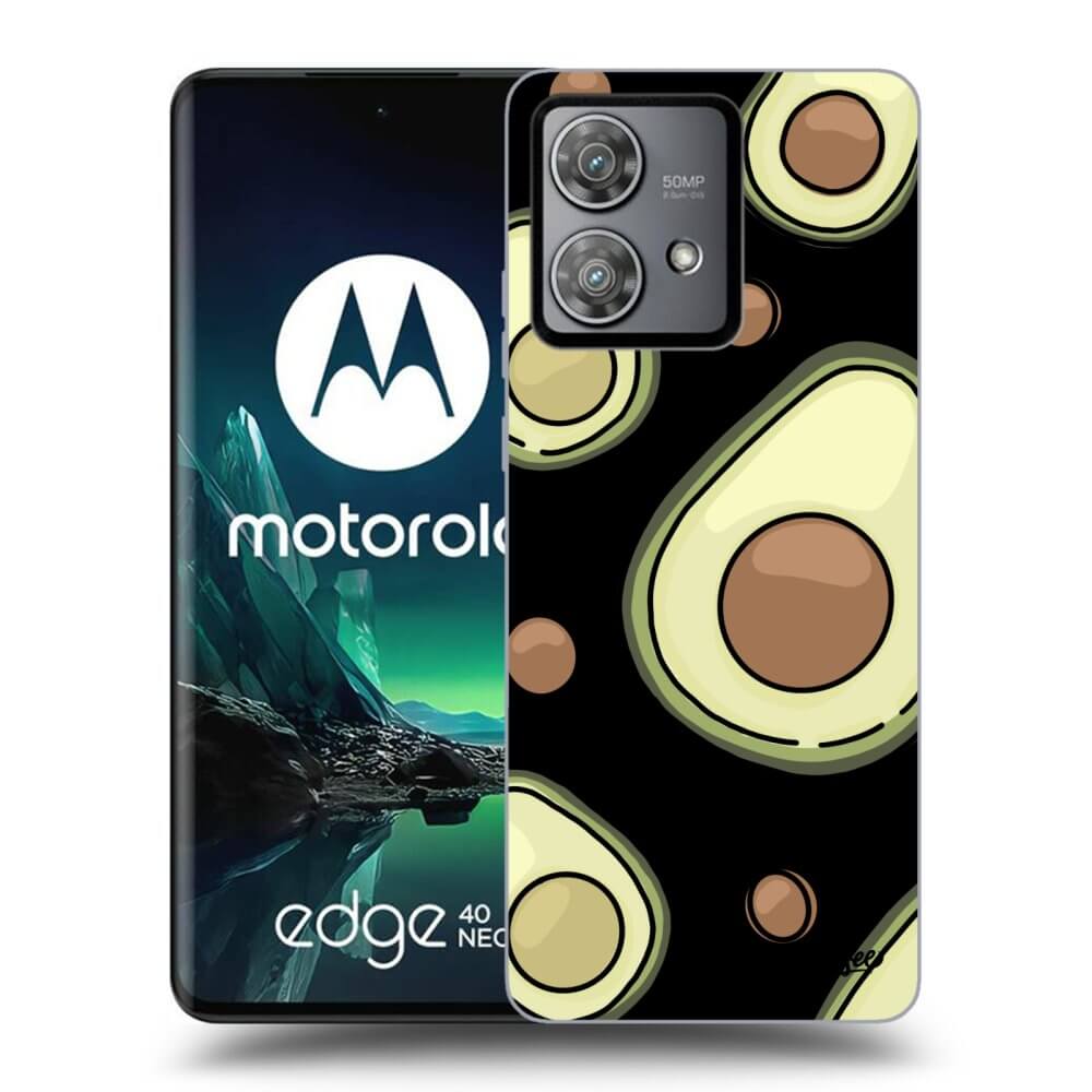 Silikonový černý Obal Pro Motorola Edge 40 Neo - Avocado