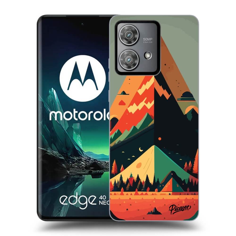 Silikonový černý Obal Pro Motorola Edge 40 Neo - Oregon