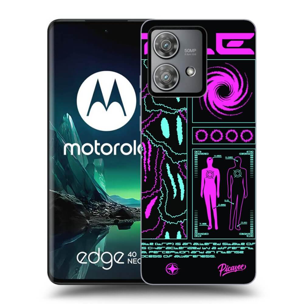 Silikonový Průhledný Obal Pro Motorola Edge 40 Neo - HYPE SMILE