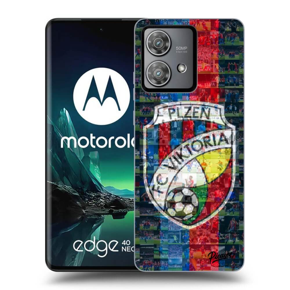 Silikonový Průhledný Obal Pro Motorola Edge 40 Neo - FC Viktoria Plzeň A