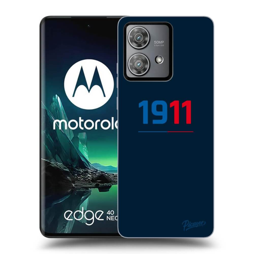 Silikonový černý Obal Pro Motorola Edge 40 Neo - FC Viktoria Plzeň D