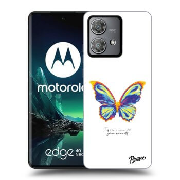 Obal pro Motorola Edge 40 Neo - Diamanty White