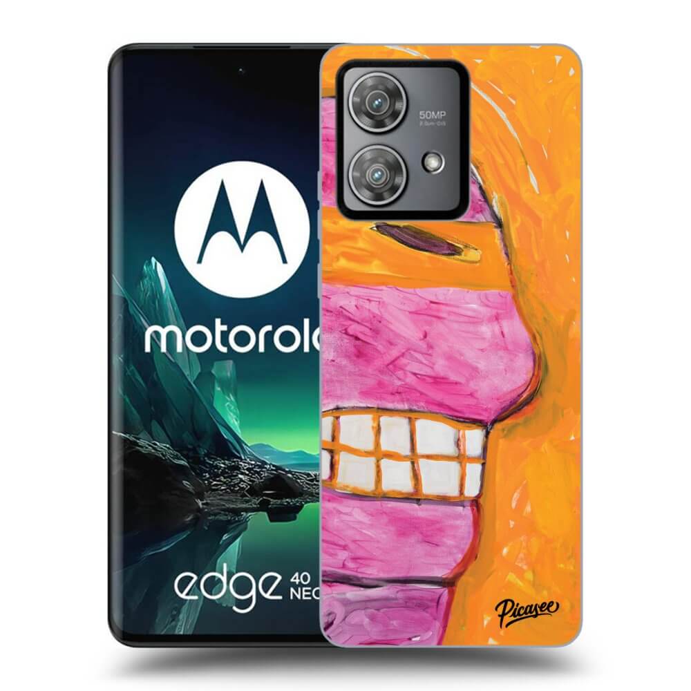 Silikonový černý Obal Pro Motorola Edge 40 Neo - TMNT