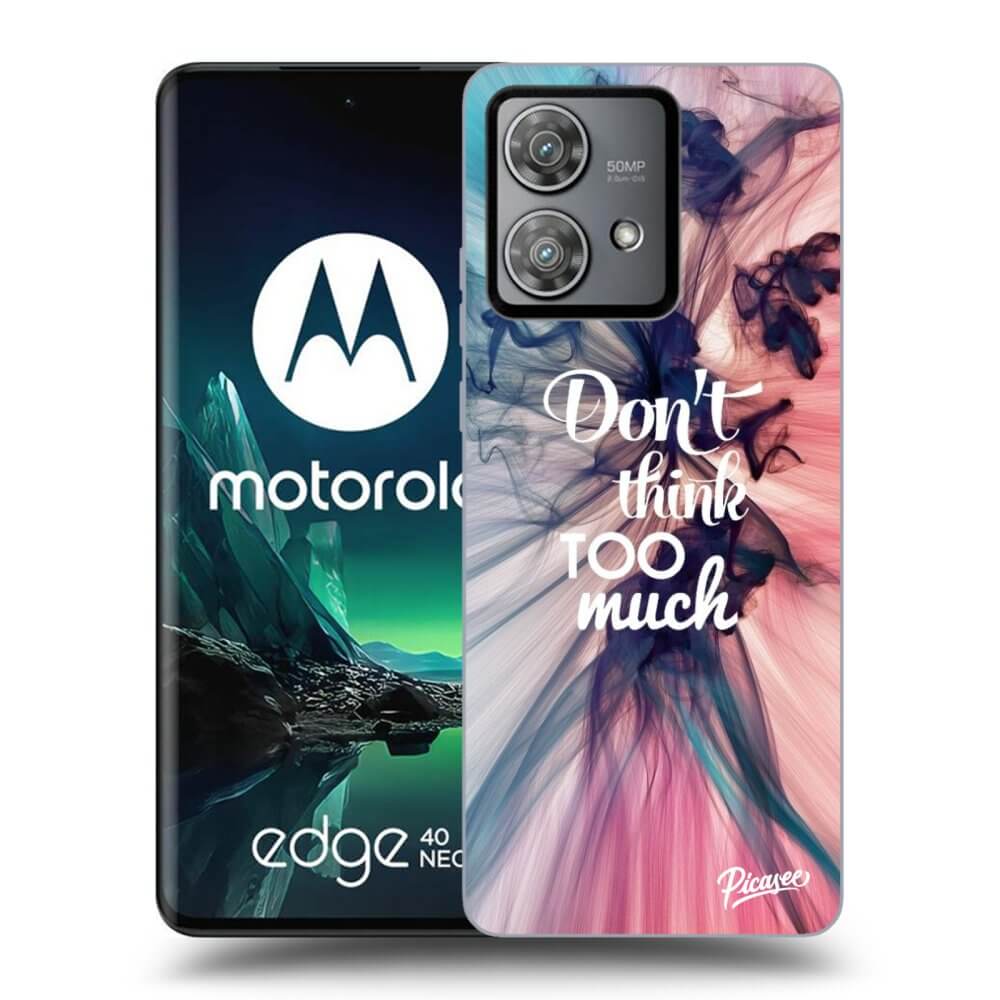 Silikonový Průhledný Obal Pro Motorola Edge 40 Neo - Nemysli Tolik