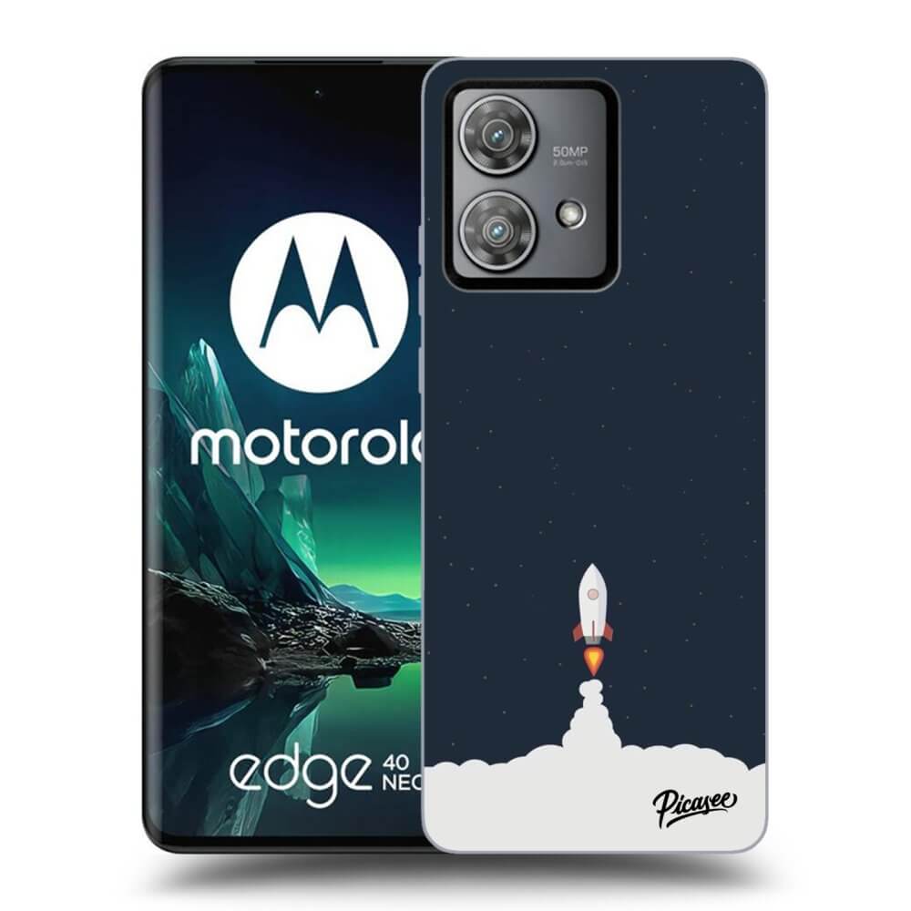 Silikonový černý Obal Pro Motorola Edge 40 Neo - Astronaut 2