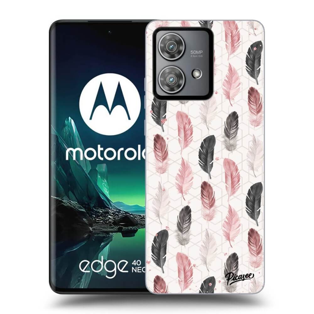 Silikonový černý Obal Pro Motorola Edge 40 Neo - Pírka 2