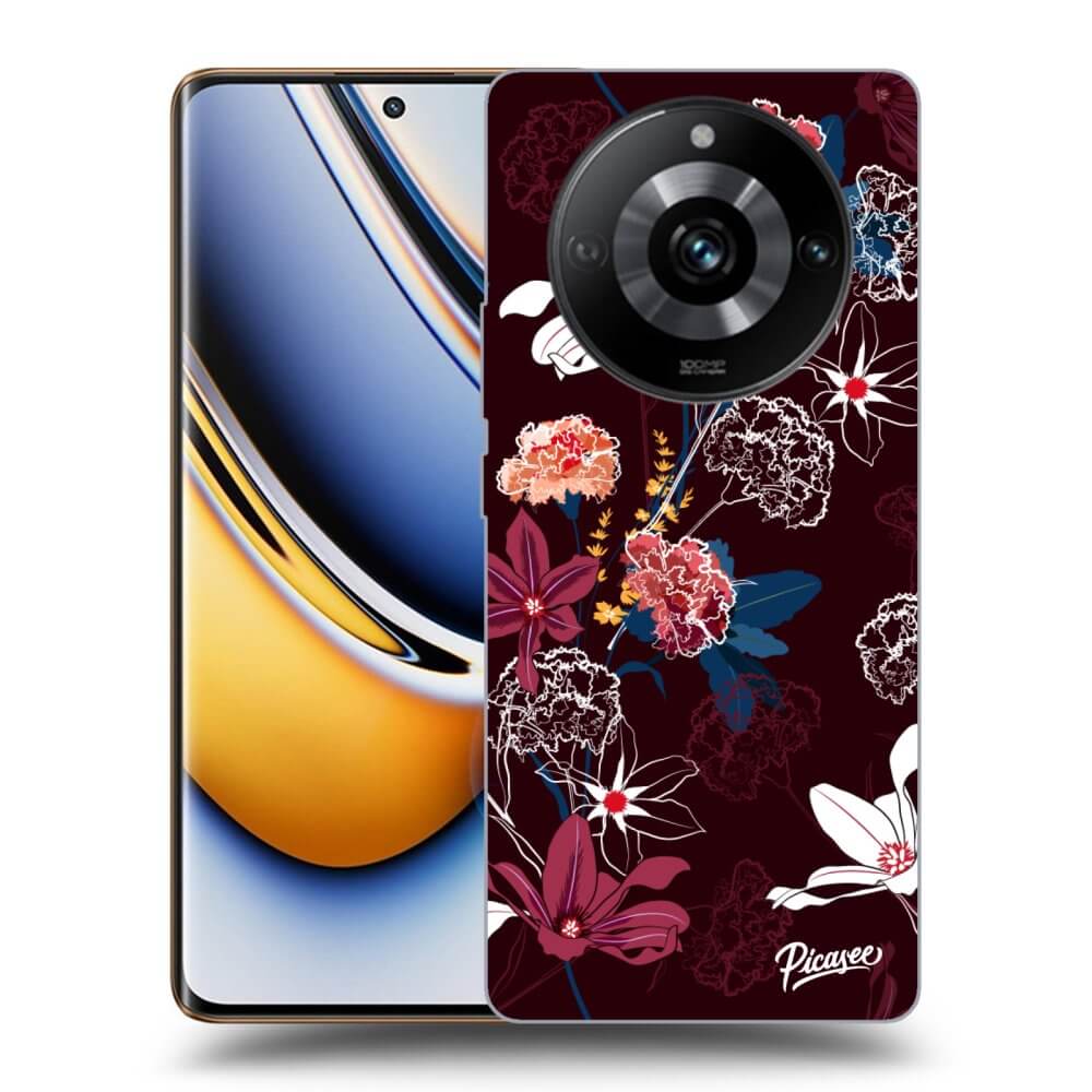 Silikonový černý Obal Pro Realme 11 Pro+ - Dark Meadow