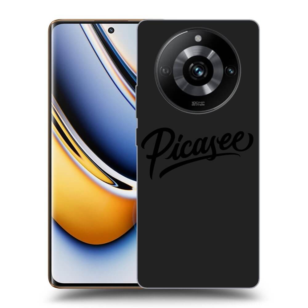 Silikonový černý Obal Pro Realme 11 Pro+ - Picasee - Black