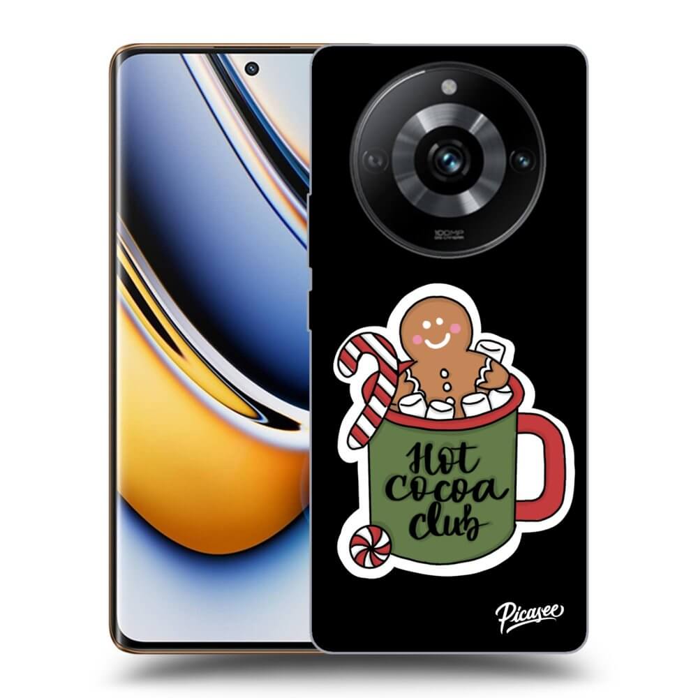 Silikonový černý Obal Pro Realme 11 Pro+ - Hot Cocoa Club