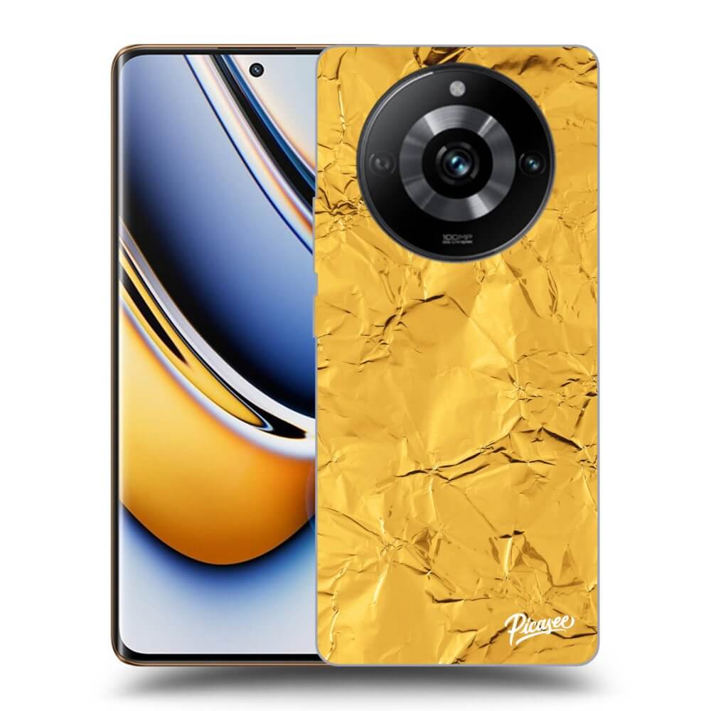 Silikonový černý Obal Pro Realme 11 Pro+ - Gold