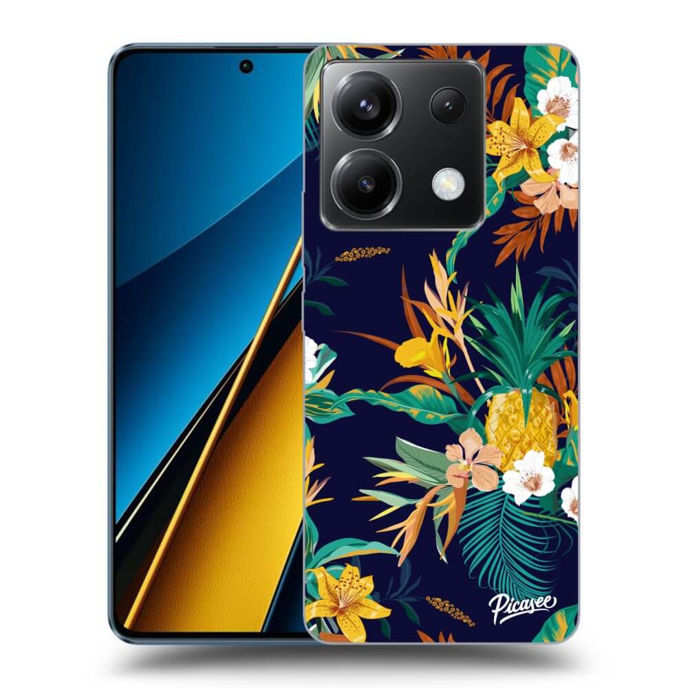 Silikonový černý Obal Pro Xiaomi Poco X6 - Pineapple Color
