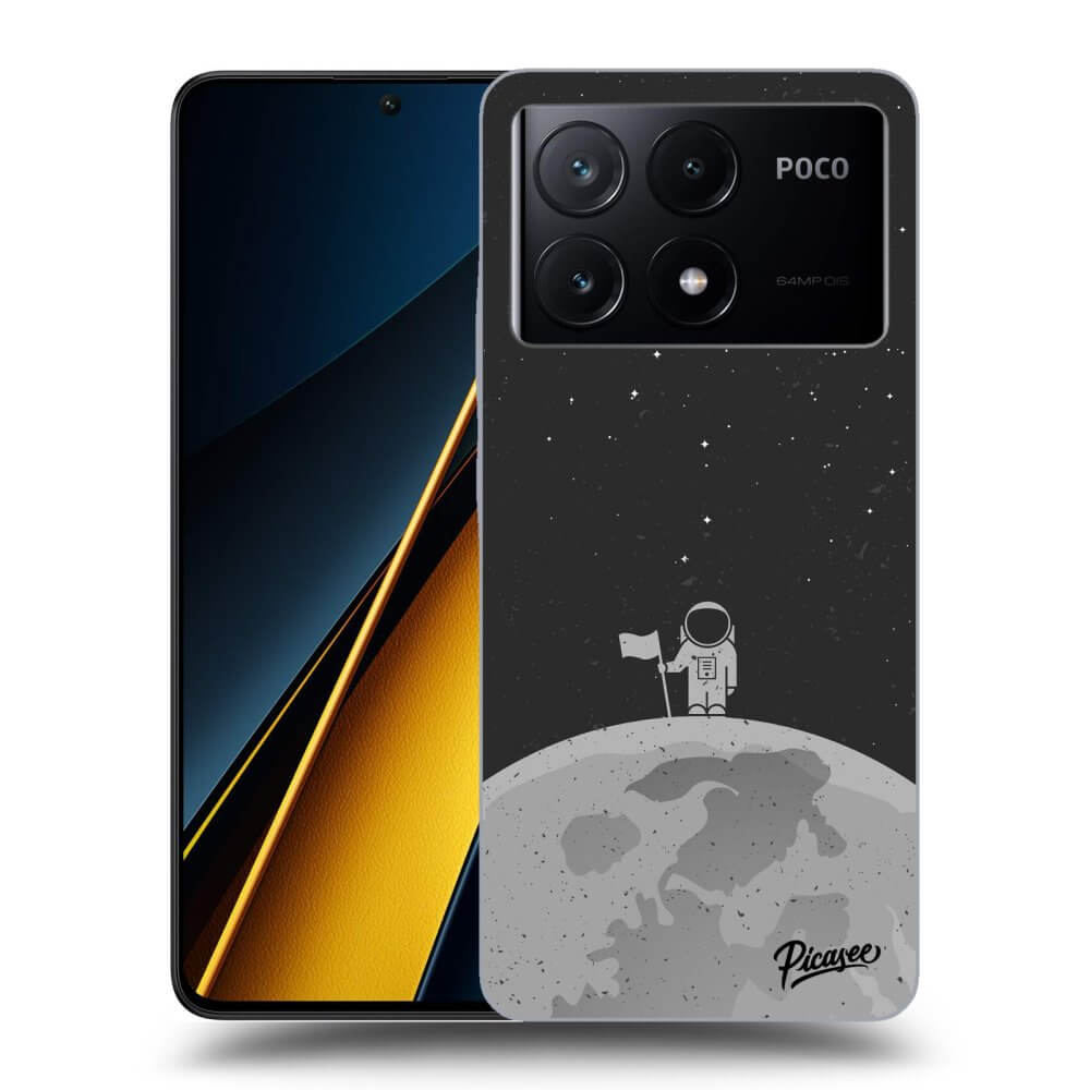 Silikonový černý Obal Pro Xiaomi Poco X6 Pro - Astronaut