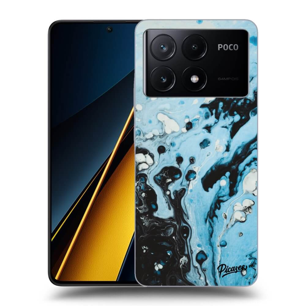 Silikonový černý Obal Pro Xiaomi Poco X6 Pro - Organic Blue