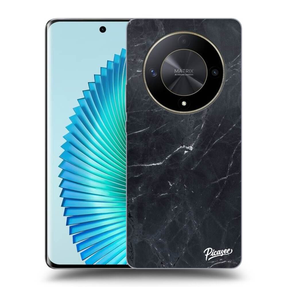 Silikonový černý Obal Pro Honor Magic6 Lite 5G - Black Marble