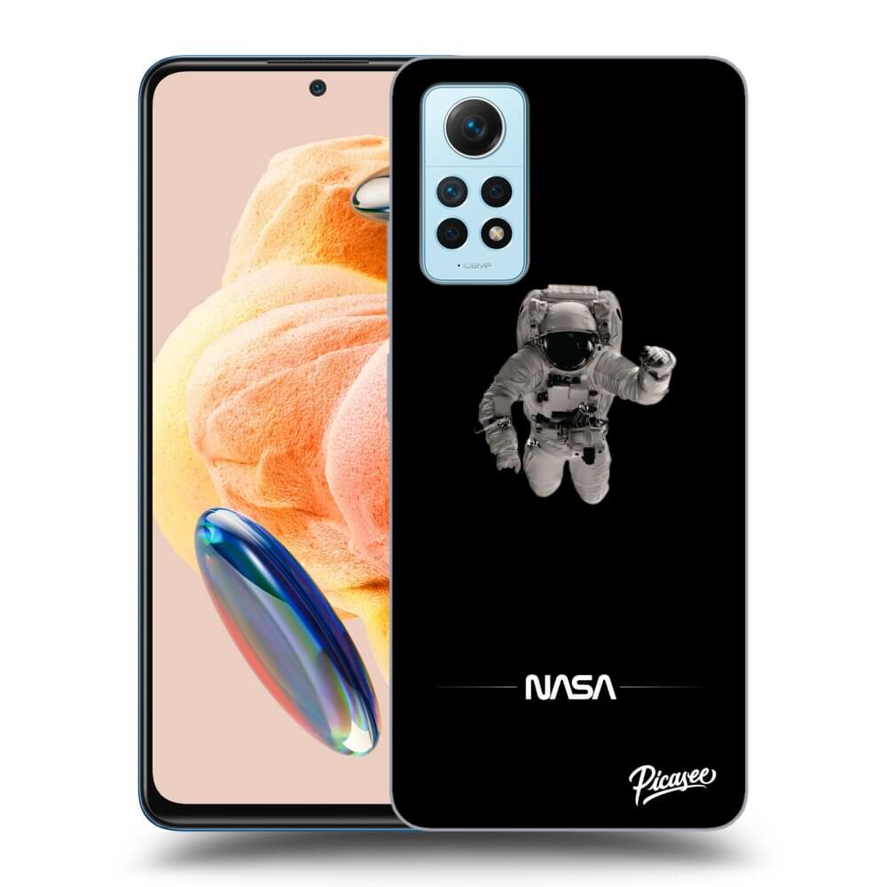 Silikonový Průhledný Obal Pro Xiaomi Redmi Note 12 Pro 4G - Astronaut Minimal