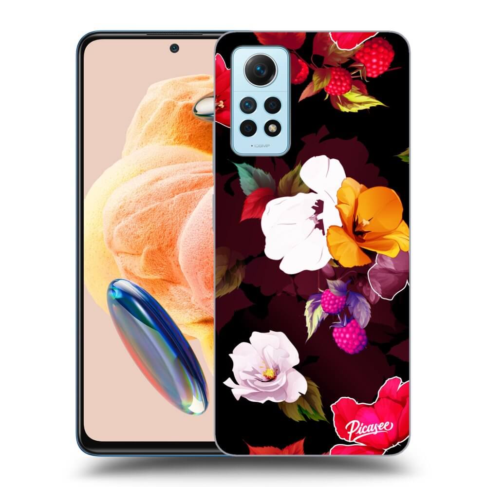 Silikonový Průhledný Obal Pro Xiaomi Redmi Note 12 Pro 4G - Flowers And Berries