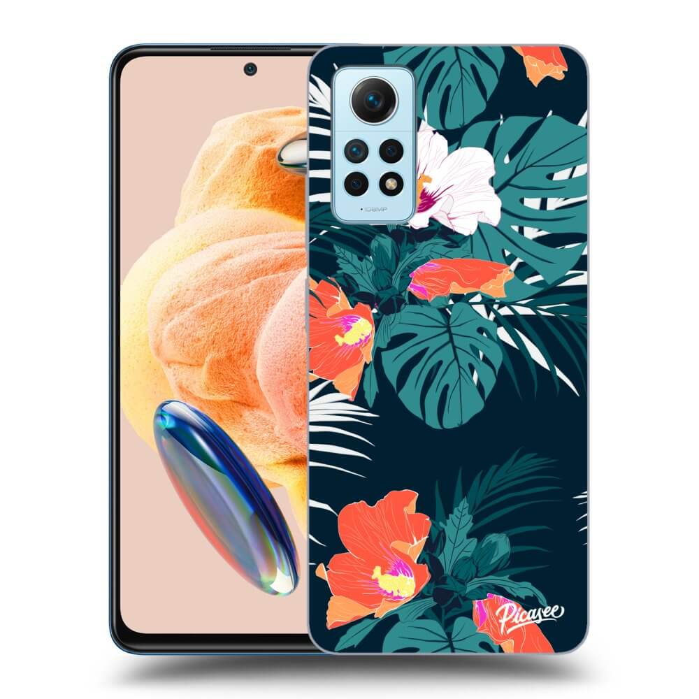 Silikonový černý Obal Pro Xiaomi Redmi Note 12 Pro 4G - Monstera Color