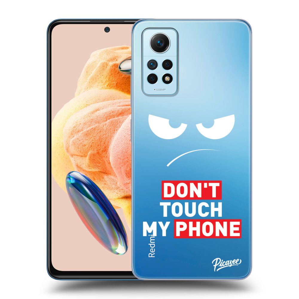 Silikonový Průhledný Obal Pro Xiaomi Redmi Note 12 Pro 4G - Angry Eyes - Transparent