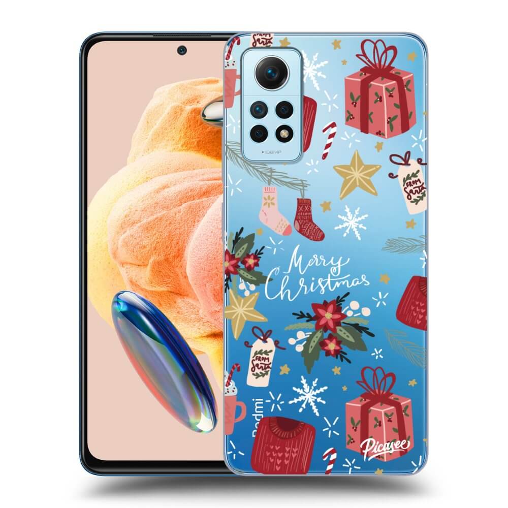 Silikonový Průhledný Obal Pro Xiaomi Redmi Note 12 Pro 4G - Christmas