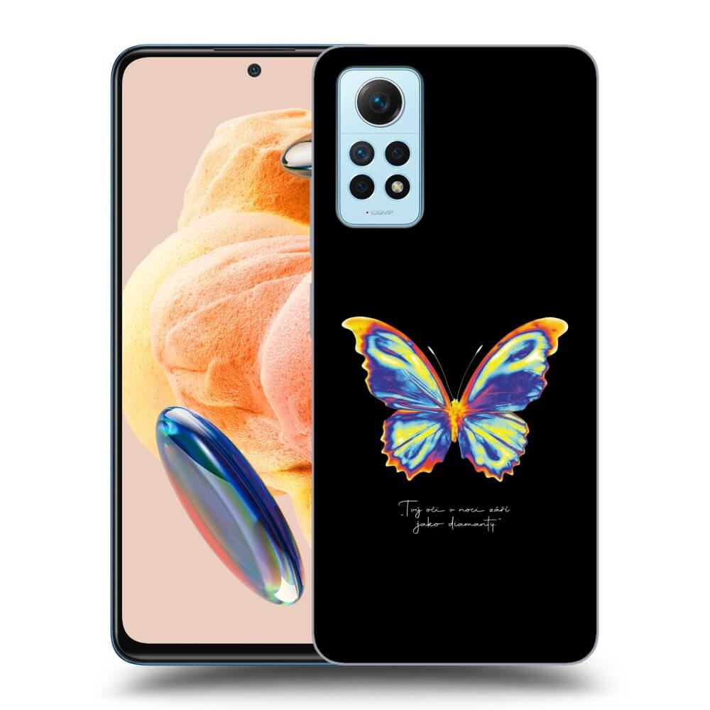 Silikonový černý Obal Pro Xiaomi Redmi Note 12 Pro 4G - Diamanty Black