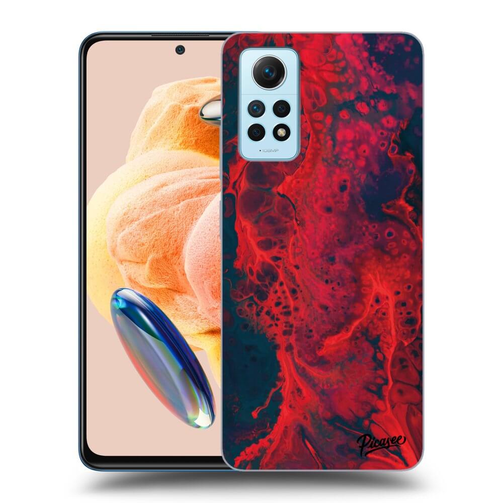 Silikonový Průhledný Obal Pro Xiaomi Redmi Note 12 Pro 4G - Organic Red