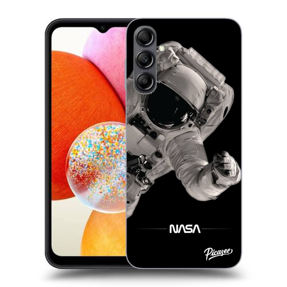 Silikonový černý Obal Pro Samsung Galaxy A15 A156B 5G - Astronaut Big