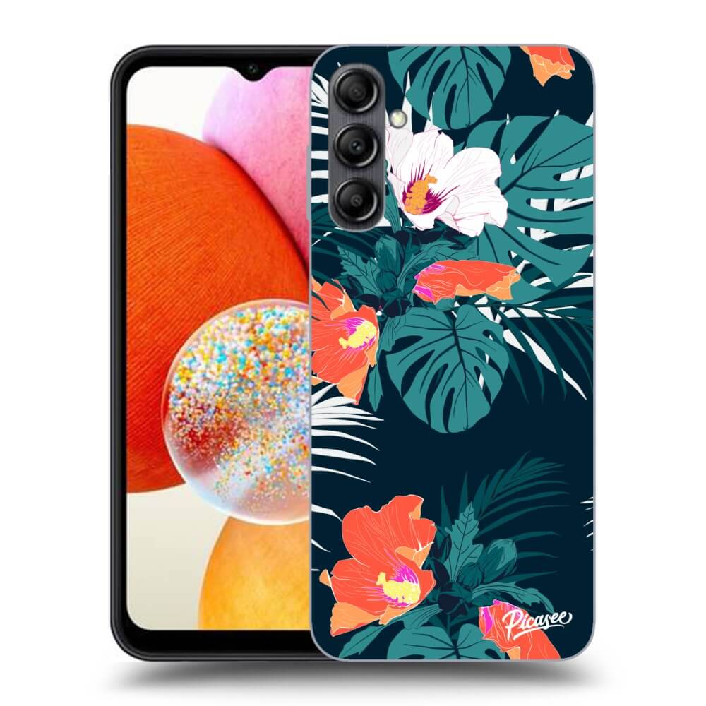 Silikonový černý Obal Pro Samsung Galaxy A15 A156B 5G - Monstera Color