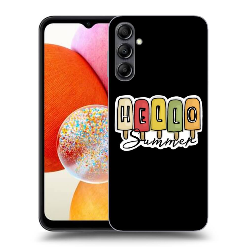 Silikonový černý Obal Pro Samsung Galaxy A15 A156B 5G - Ice Cream