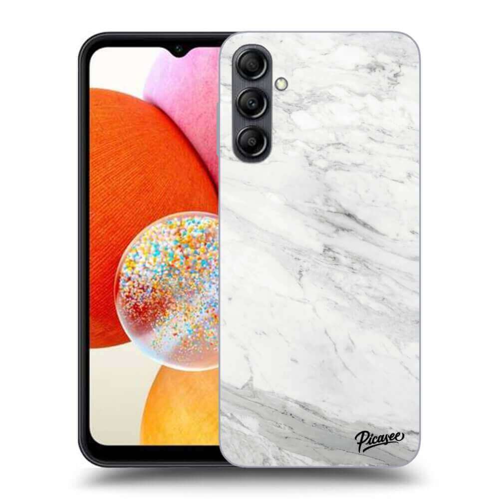 Silikonový Průhledný Obal Pro Samsung Galaxy A15 A156B 5G - White Marble