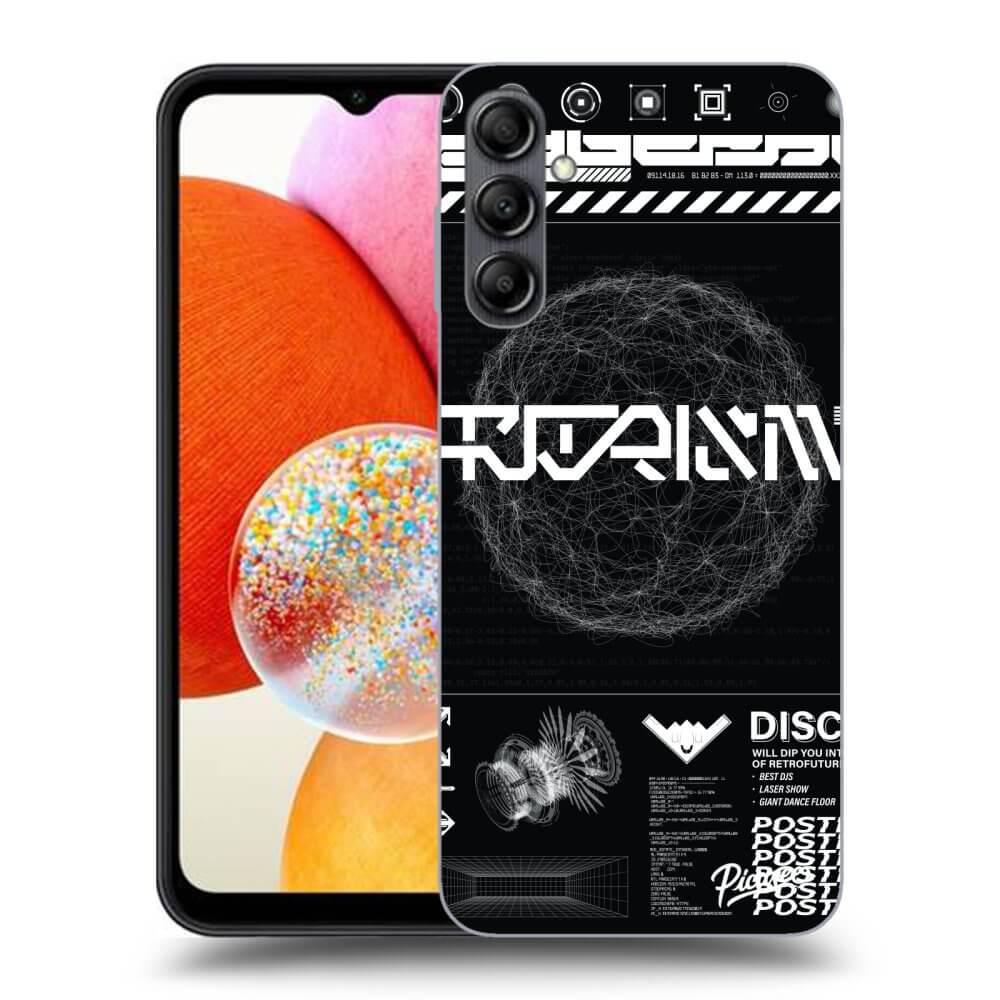 Silikonový Průhledný Obal Pro Samsung Galaxy A15 A155F 4G - BLACK DISCO