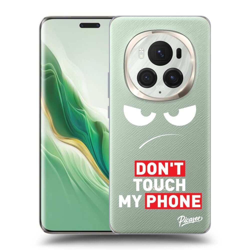 Silikonový Průhledný Obal Pro Honor Magic6 Pro - Angry Eyes - Transparent