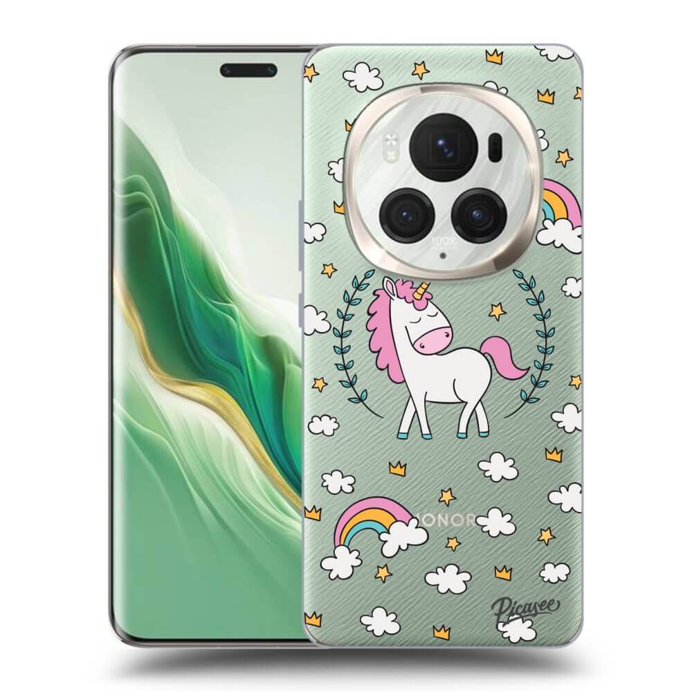 Silikonový Průhledný Obal Pro Honor Magic6 Pro - Unicorn Hvězdné Nebe