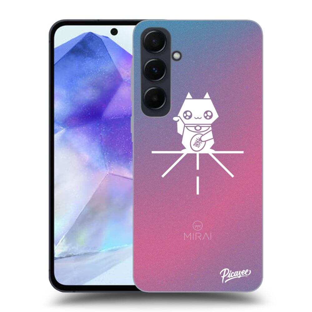 Silikonový černý Obal Pro Samsung Galaxy A55 5G A556B - Mirai - Maneki Neko