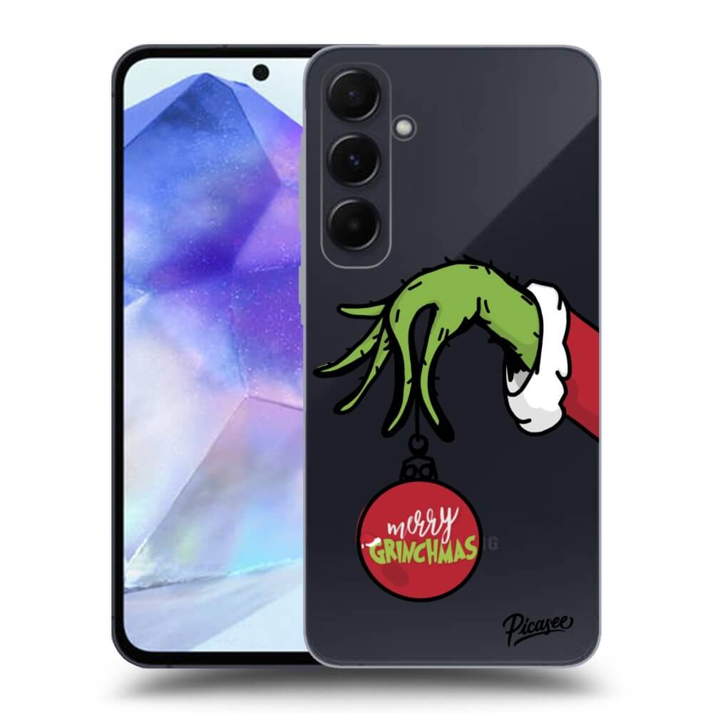 Silikonový Průhledný Obal Pro Samsung Galaxy A55 5G A556B - Grinch