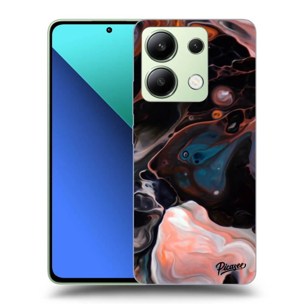 Levně Silikonový průhledný obal pro Xiaomi Redmi Note 13 4G - Cream