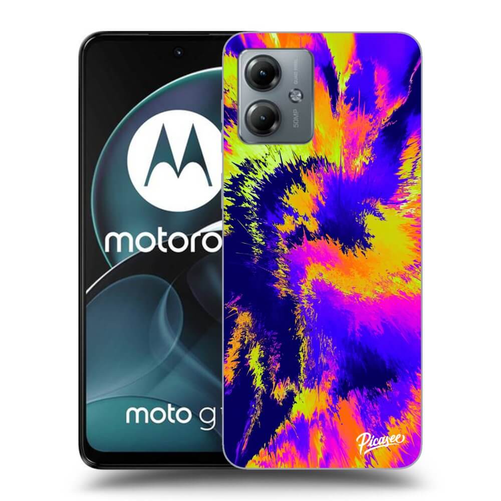 Silikonový černý Obal Pro Motorola Moto G14 - Burn