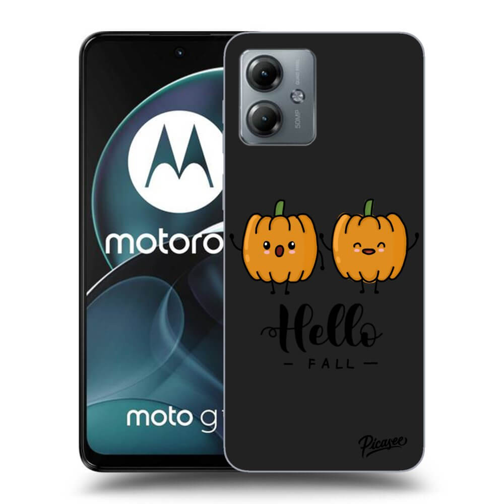 Silikonový černý Obal Pro Motorola Moto G14 - Hallo Fall