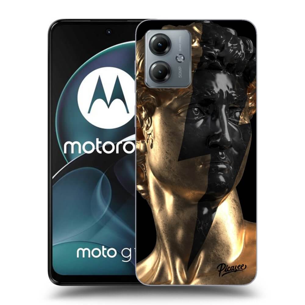 Silikonový černý Obal Pro Motorola Moto G14 - Wildfire - Gold