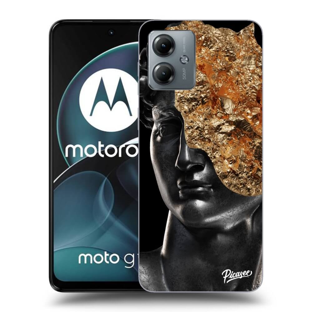 Silikonový černý Obal Pro Motorola Moto G14 - Holigger