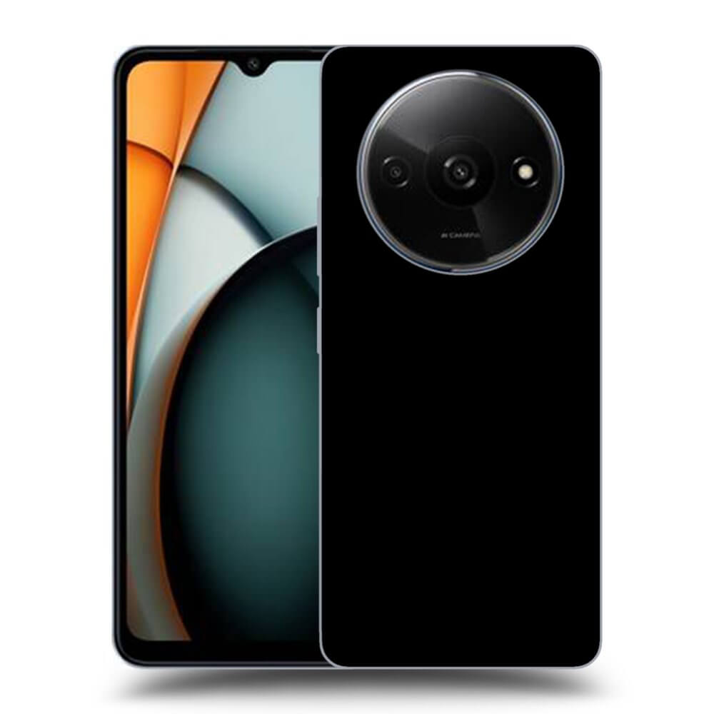 Silikonový černý Obal Pro Xiaomi Redmi A3 - Separ - Black On Black 1