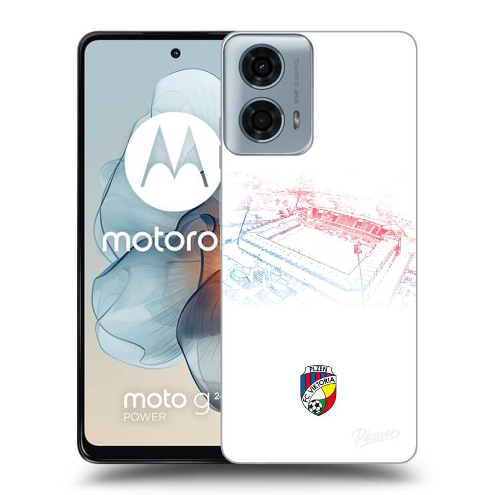 Silikonový černý Obal Pro Motorola Moto G24 - FC Viktoria Plzeň C