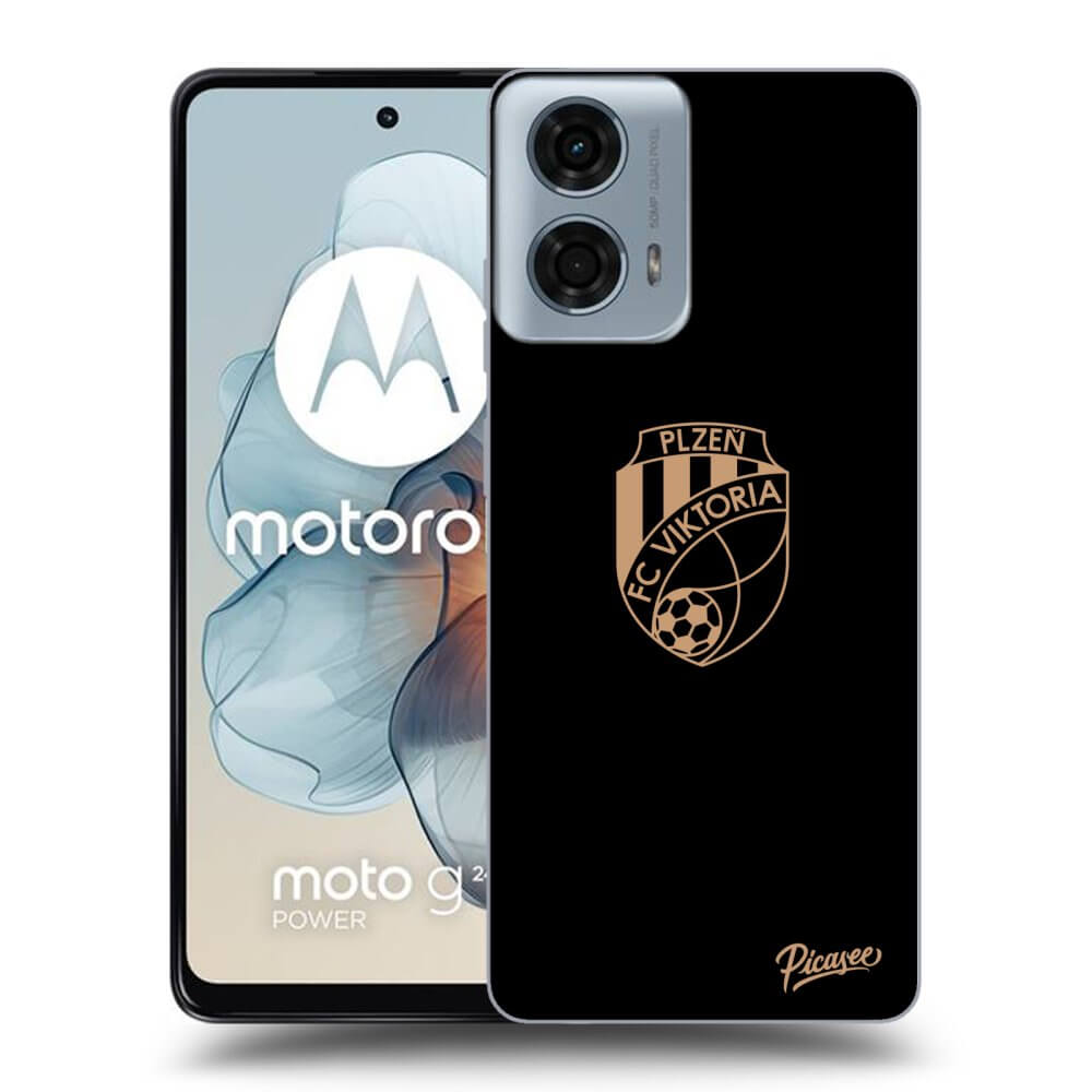 Silikonový černý Obal Pro Motorola Moto G24 - FC Viktoria Plzeň I