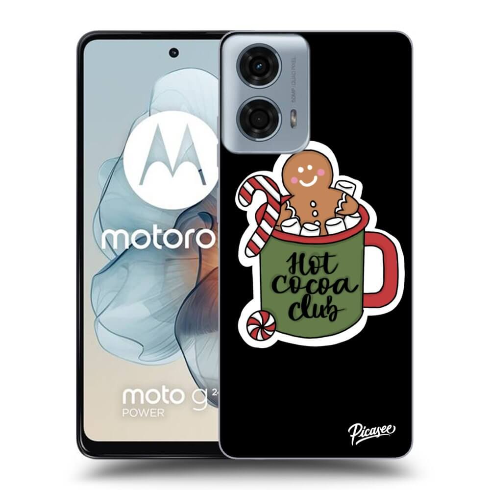 Silikonový černý Obal Pro Motorola Moto G24 - Hot Cocoa Club