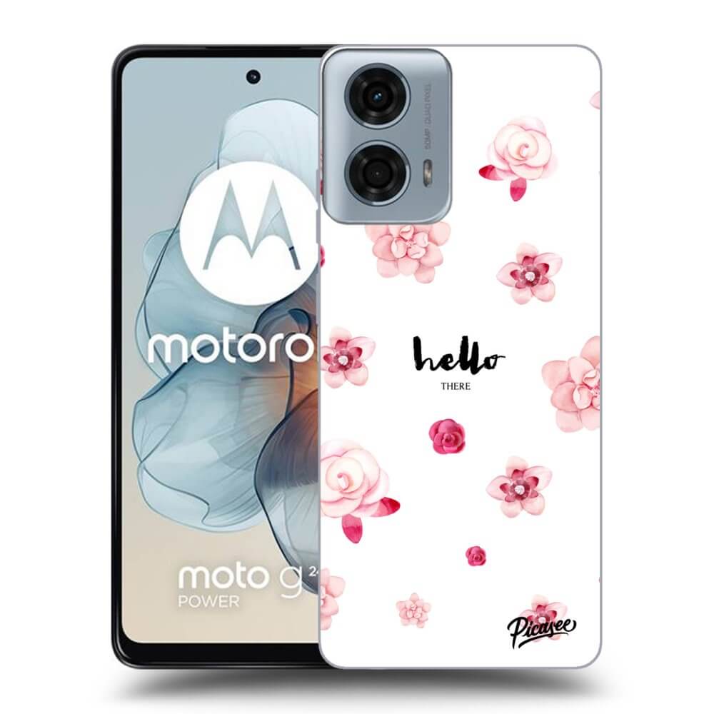 Silikonový černý Obal Pro Motorola Moto G24 - Hello There