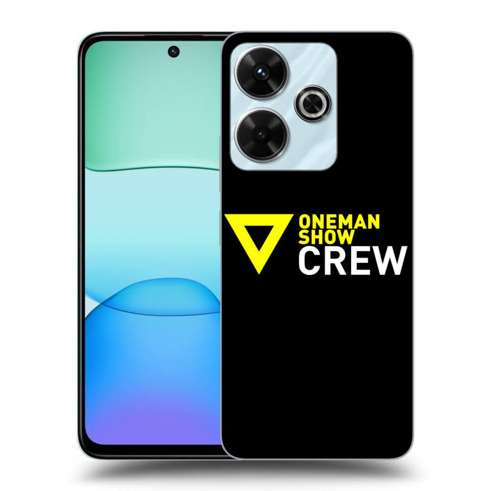 Silikonový černý Obal Pro Xiaomi Redmi 13 4G - ONEMANSHOW CREW