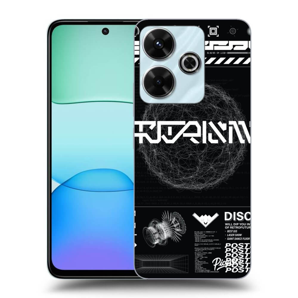 Silikonový černý Obal Pro Xiaomi Redmi 13 4G - BLACK DISCO