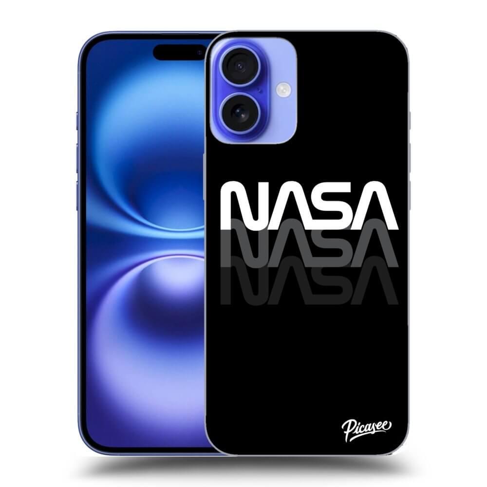 Silikonový Průhledný Obal Pro Apple IPhone 16 Plus - NASA Triple