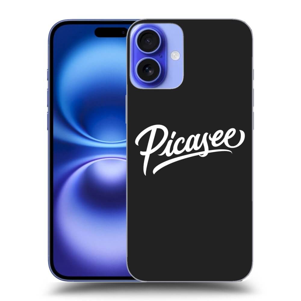 Silikonový černý Obal Pro Apple IPhone 16 Plus - Picasee - White