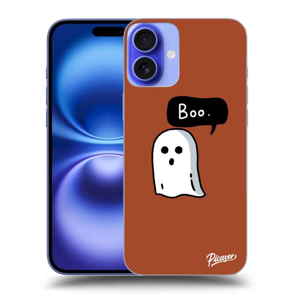 Silikonový černý Obal Pro Apple IPhone 16 Plus - Boo